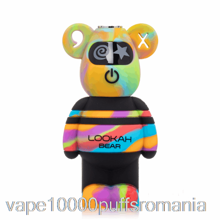 Vape Romania Lookah Bear 510 Baterie Galben Tie Dye